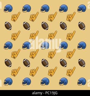 Sport Muster Hintergrund Stock Vektor