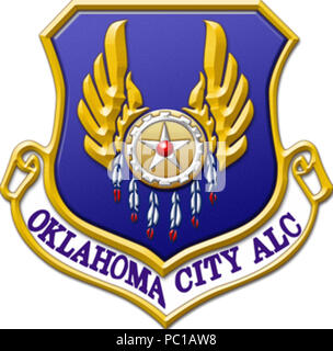 453 Oklahoma City Air Logistics Komplexe (OC-ALC) Schild Stockfoto