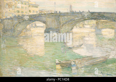 Scan von Farbe Transparenz 492 Ponte Santa Trinità VSV -1929.6 .61 1. Stockfoto