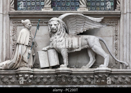 Porta della Carta, Venedig Stockfoto