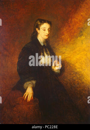 Adolphe Monticelli (Französisch, 1824 - 1886), Madame Cahen, 1869, Öl auf Leinwand, Chester Dale Sammlung 385 Madame Cahen G -001312 Stockfoto