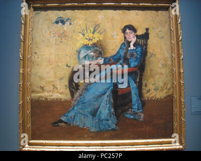 73 Portrait von Dora Wheeler von William Merritt Chase Stockfoto