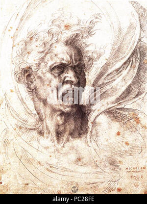 415 Michelangelo, verdammten Seele Stockfoto