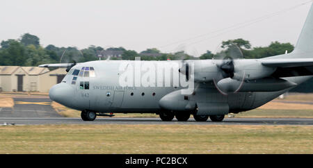 C-130H Hercules, schwedische Luftwaffe, Stockfoto
