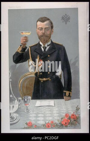 442 Zar Nikolaus II., 1897 Stockfoto