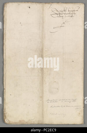 447 NL-HaNA 1.01.19 2623 061 Unie van Utrecht Stockfoto