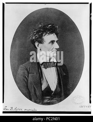 Abraham Lincoln - Unmittelbar vor dem Senat die Nominierung, Chicago, Illinois Stockfoto