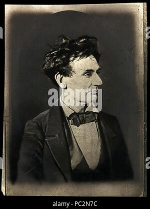 Abraham Lincoln, 1857 Stockfoto