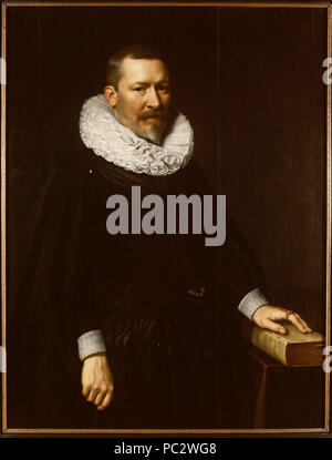 496 Portrait von Johan Camerlin von Michiel van Mierevelt Christie's Amsterdam 1995-11-13 Stockfoto