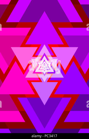 Abbildung: eine abstrakte rosa und lila Hintergrund Stockfoto