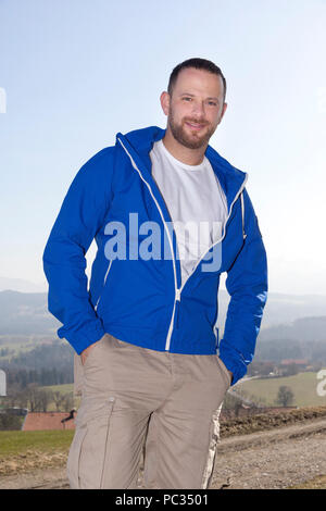 Ein Bild von einem bärtigen Mann Stockfoto