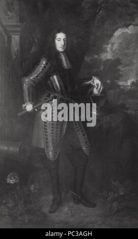 497 Portrait von William III, Prinz von Oranien, von Willem Wissing Mauritshuis 231 Stockfoto