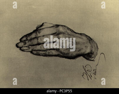 302 Ivans IV hand von I. Repin (1904, Atheneum) Stockfoto