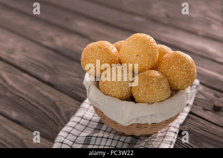 Onde - onde. indonesische traditionelle Street Food Stockfoto