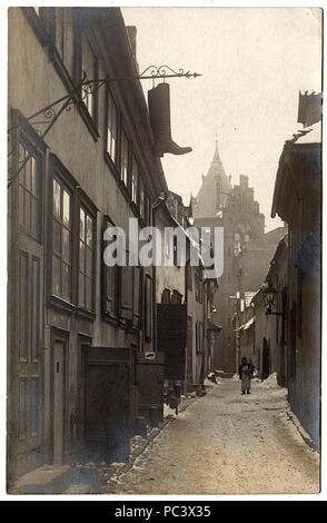 522 Riga kleine Lärm Straße Stockfoto