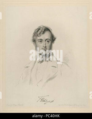 Durch; nach Friedrich Christian Lewis; George Richmond, Drucken, (1845) 562 Sir Thomas Dyke Acland 11 Baronet Stockfoto