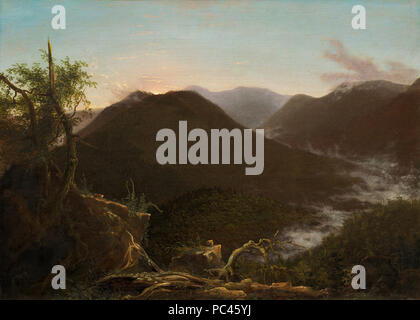 Thomas Cole, Sonnenaufgang in den Catskills, amerikanischen, 1801-1848, 1826, Öl auf Leinwand, Geschenk der Frau John D. Rockefeller 3., zum 50. Jahrestag der Nationalgalerie 581 Sonnenaufgang in den Catskills eine 12223 Stockfoto