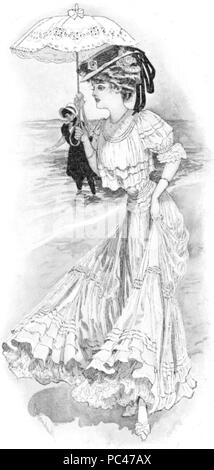 594 Die DelineatorAugust 1906 Seite 167 Stockfoto