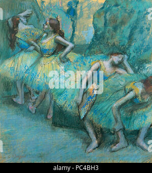 25 Edgar Degas - Ballett Tänzer im Flügel Stockfoto