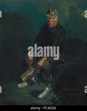 George Benjamin Luks, der Bergmann, amerikanischen, 1866-1933, 1925, Öl auf Leinwand, Chester Dale Sammlung 597 Der Bergmann A19455 Stockfoto