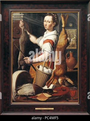 54 Kitchenmaid (Pieter Pietersz) - Nationalmuseum - 22744 Stockfoto