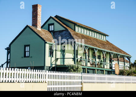 Stuart Florida, Hutchinson Island, Ross Witham Beach, House of Refuge in Gilbert's Bar, Museum, historisches Gebäude, Schiffswrack-Rettungsstation, 1876, Außenanlage Stockfoto