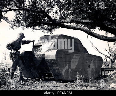 alten weltkrieg 2 japanische panzer auf der insel pohnpei marine artilery
