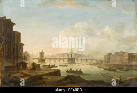 639 Vue du Pont-Neuf et de l'Hôtel de la Monnaie Stockfoto