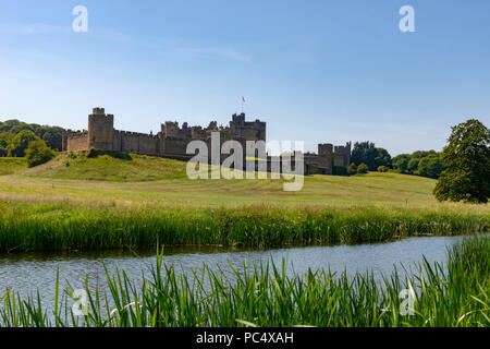 Alnwick Castle, Northumberland, UK Stockfoto