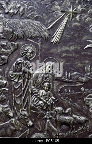 St. Joseph Kathedrale (Nha Tho Lon). Die Krippe. Hanoi. Vietnam. | Verwendung weltweit Stockfoto