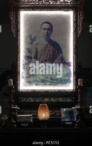 Minh Dang Quang buddhistischer Tempel. Die Ehrwürdige Minh Dang Quang. Ho Chi Minh City. Vietnam. | Verwendung weltweit Stockfoto