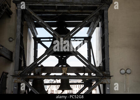 Glockenturm der St. Sophias Kathedrale, Kiew, Ukraine. Stockfoto