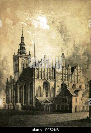 22 Die St. Katharinenkirche in Danzig Stockfoto