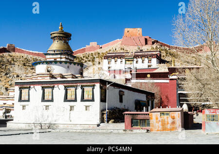 Pelkor Haderte oder palcho Kloster Kumbum, und Gyantse Gyantse Tibet Stockfoto