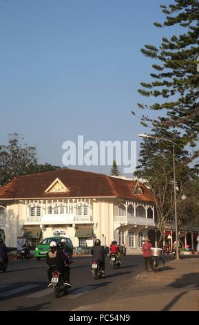 Stadt Da Lat (Dalat). Café de la Poste. Dalat. Vietnam. | Verwendung weltweit Stockfoto