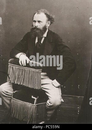 37 Félix Nadar - Édouard Manet, saß auf einem Stuhl Stockfoto