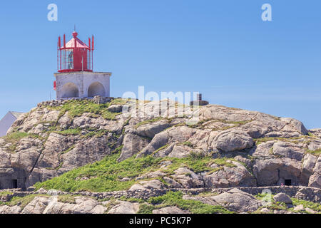 Lindesnes auf ihr Fundament mit der ehemaligen Befestigungsanlagen Stockfoto