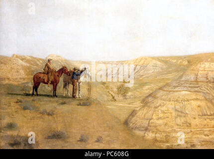 21 Cowboys in den schlechten landet Thomas Eakins Stockfoto