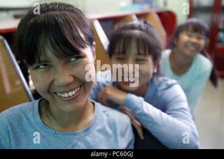 Zentrum für blinde Kinder. Ho Chi Minh City. Vietnam. | Verwendung weltweit Stockfoto