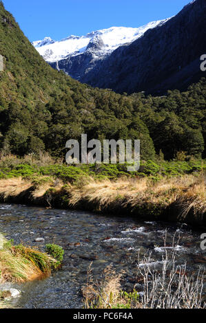 17. 22 Apr, 2018. Auf dem Weg in Fjordland National Park auf der Südinsel von Neuseeland, im April 2018 | Verwendung der weltweiten Kredit genommen: dpa/Alamy leben Nachrichten Stockfoto