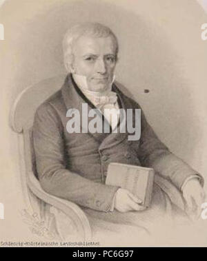 42 Heinrich Christian Schumacher, von Otto Speckter 1853 Stockfoto