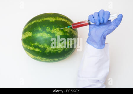 Wassermelone spielte mit Genetik Stockfoto