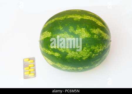 Wassermelone spielte mit Genetik Stockfoto