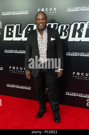 New York, Vereinigte Staaten. 30. Juli, 2018. Isiah Whitlock jr besucht BlacKkKlansman Premiere an der BAM Harvey Theater Credit: Lev Radin/Pacific Press/Alamy leben Nachrichten Stockfoto