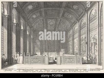 629 Vergaderzaal van de Staten van Holland en West-Friesland Rijksmuseum Amsterdam RP-P-OB -83.683 Stockfoto