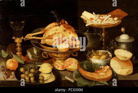 83 Stillleben mit einer Mahlzeit (Peter Binoit) - Nationalmuseum - 21522 Stockfoto