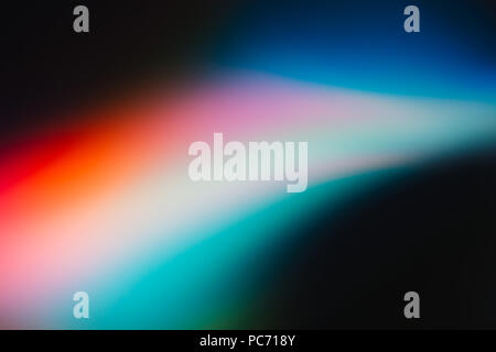 Bewegung verwischt Abstrakten Foto Blau & Rot Stockfoto