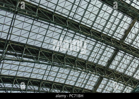 Seoul, Südkorea - 21.September 2016. Gläserne decke Kuppel innen der Flughafen Incheon in Seoul, Südkorea. Stockfoto