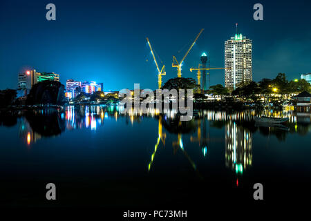 Skyline von Colombo, Sri Lanka Stockfoto