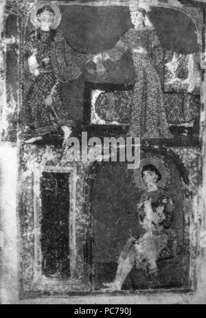325 Joseph und Potiphars Frau (Georgische MSS, 13. c.) Stockfoto